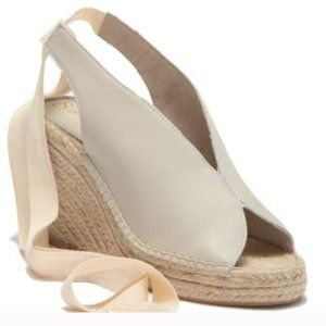 Seychelles Cream Wedge Sandals